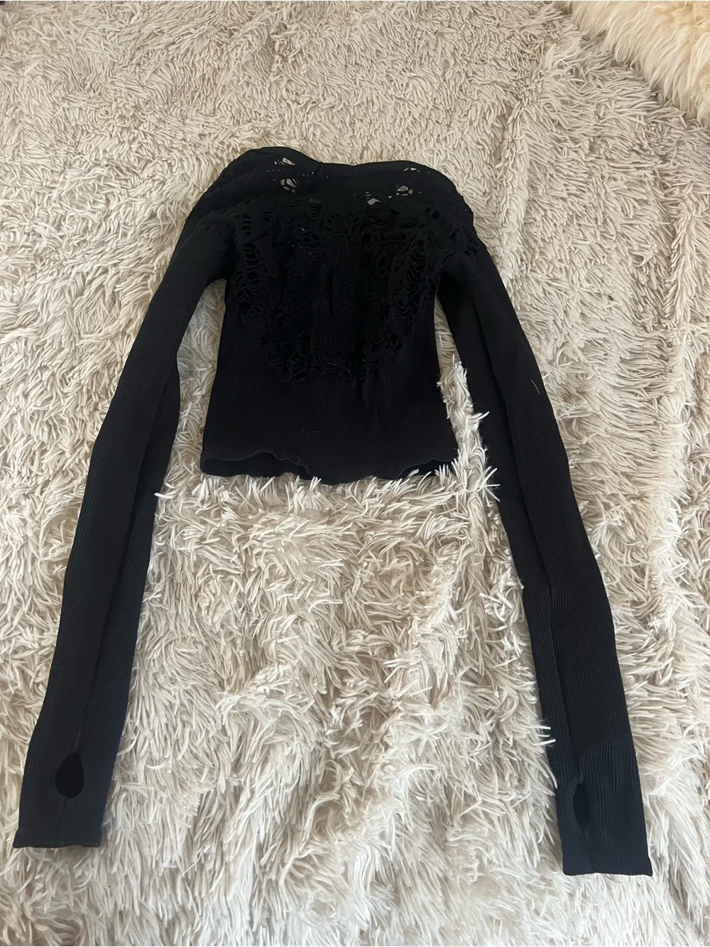 Free People fitted ribbed